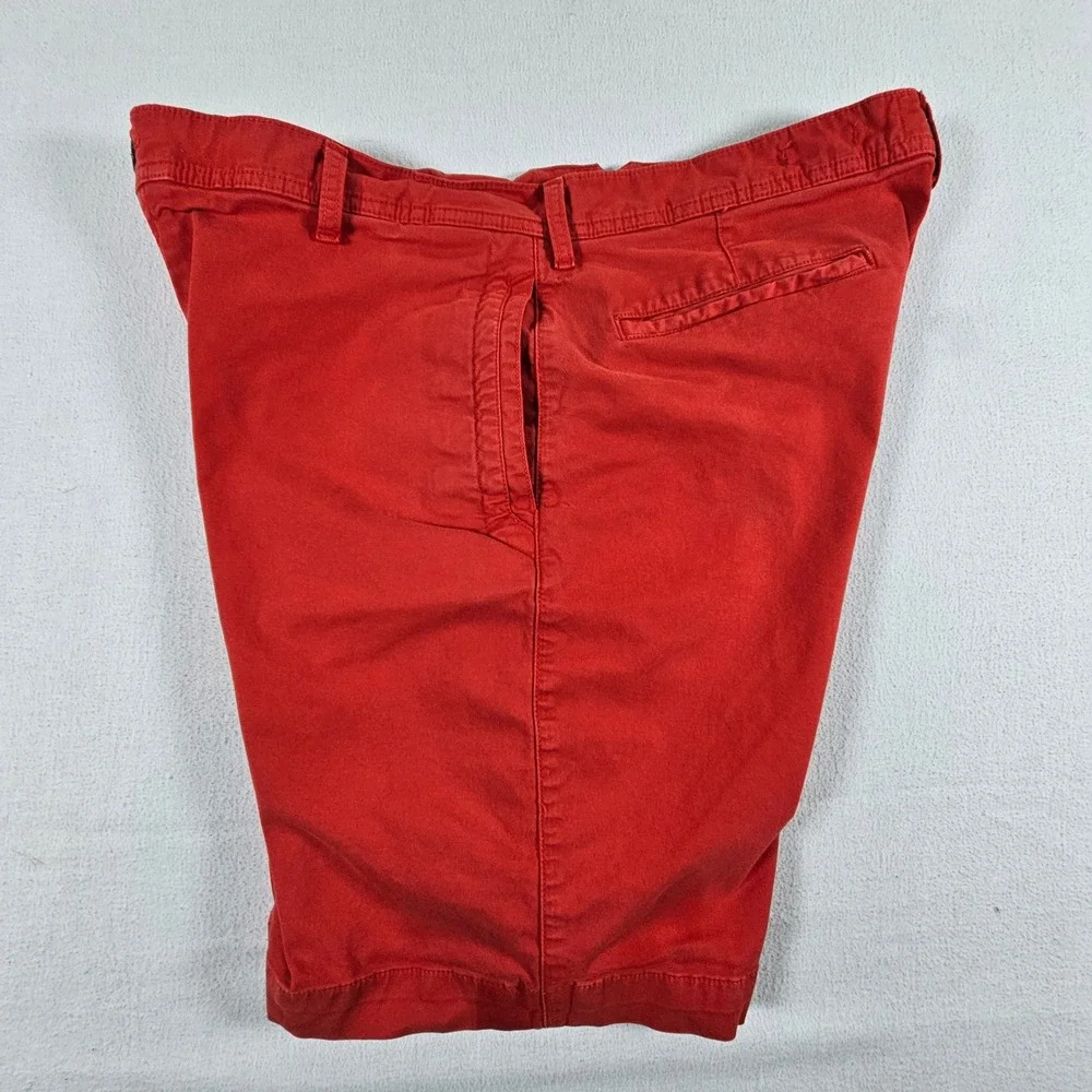 The North Face Shorts Mens 38 Red Cotton Twill Chino Hiking Outdoor A9AS